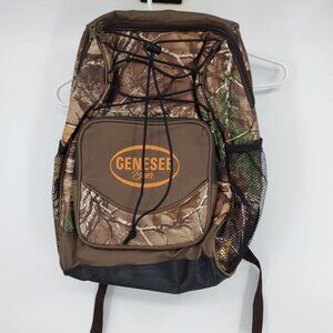 Gensee Beer Camouflage Orange Logo Insulated Cooler Backpack Bag
